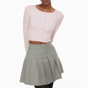 ARITZIA SUNDAY BEST IZZY CARDIGAN CROP TOP 🌷